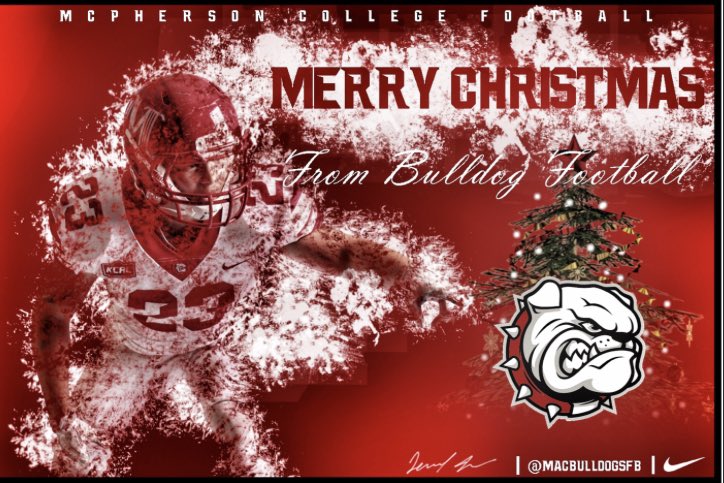 K5Cunningham's tweet photo. Thankyou @MACBulldogsFB for the Holiday wishes!! https://t.co/0WtcwygRRy