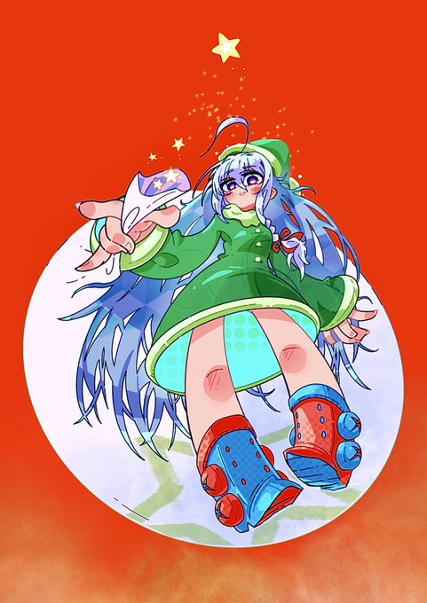 メリークリスマスなんだ…誰がなんと言おうと今この瞬間がメリークリスマスなんだ…

許して…

#星輝子 #イラストと描いた人 