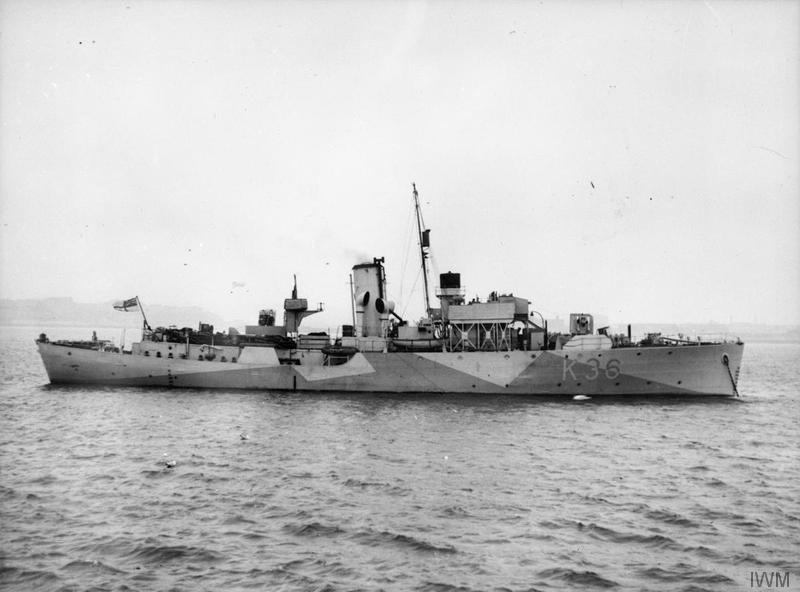 First to come to the aid of the two merchantmen was the small, Flower Class corvette HMS Clematis, whose Captain, Cdr York Cleeves, though obscenely outmatched by Meisel's Hipper, turned his vessel to fight, with its single, 4in gun.