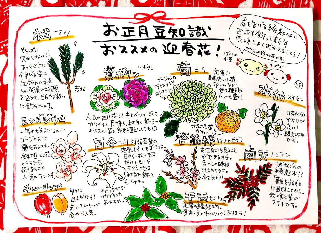 迎春花イラスト 迎春花イラスト