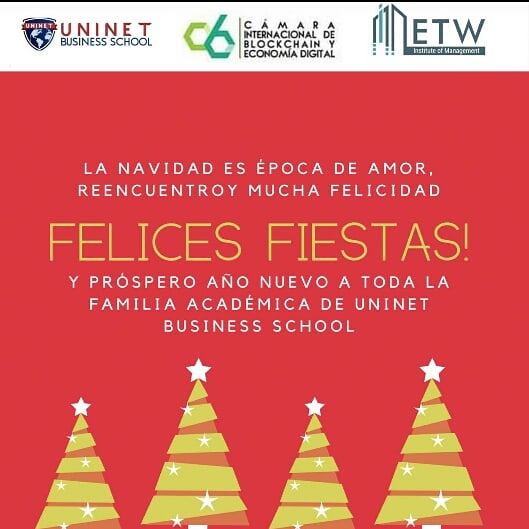uninetlatam's tweet photo. UNINET BUSINESS SCHOOL y nuestros ALIADOS ACADÉMICOS les desea unas FELICES FIESTAS y próspero año nuevo 2021. Que en estas festividades abunde la alegría, paz, salud y prosperidad en sus hogares y familiares.

Felices fiestas

@PTS_USB 
@etwlatam 
@InterJurisLaw https://t.co/KEXotXXS79