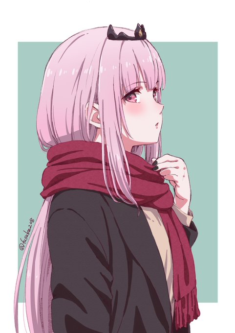 「pink hair tiara」 illustration images(Popular)