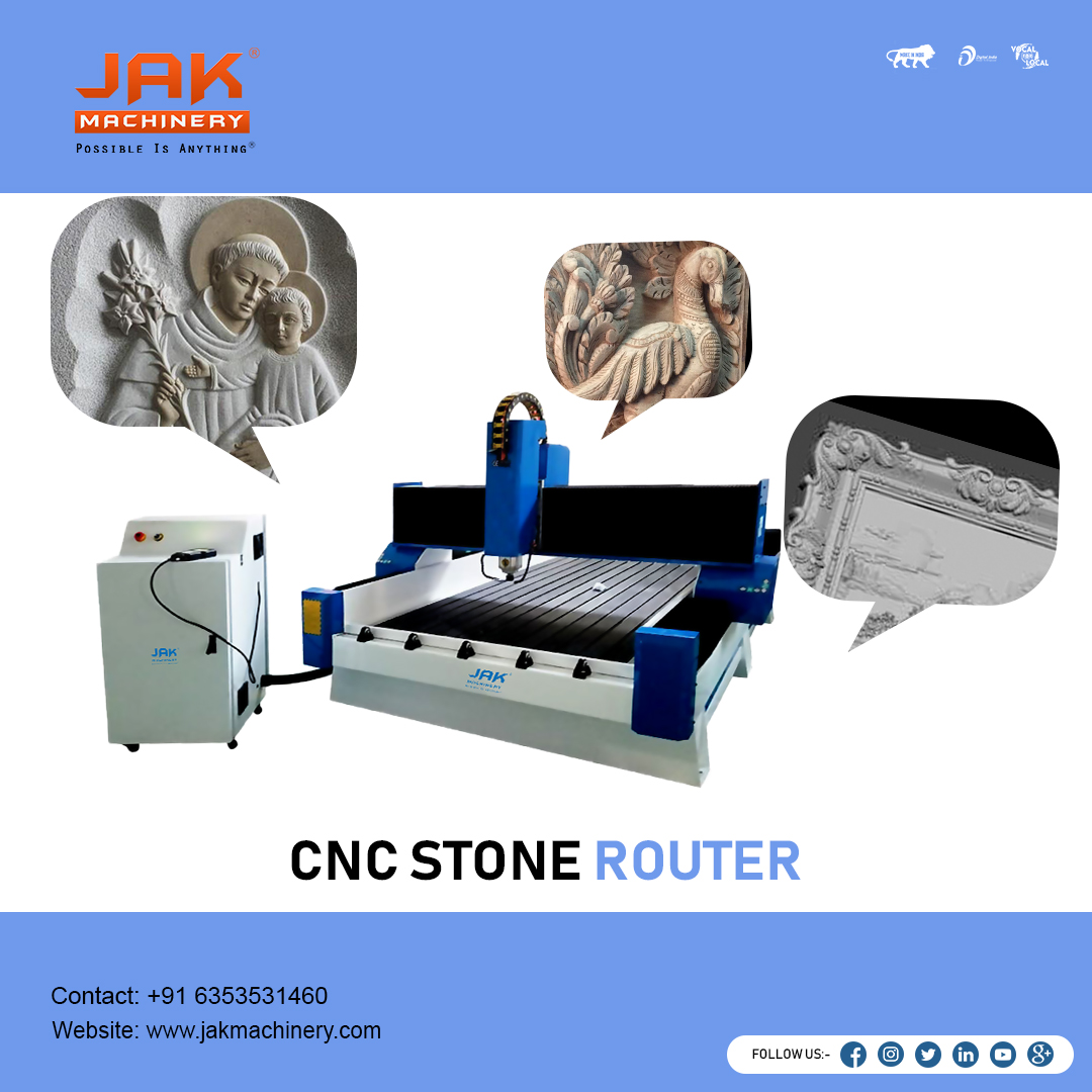 MachineryJak's tweet image. &quot;CNC STONE ROUTER MACHINE&quot;
@BusinessVocal  @MachineryJak  @_DigitalIndia @makeinindia  #cnc #cncstonerouter #stonecarvingmachine #Surat #gujarat #india
