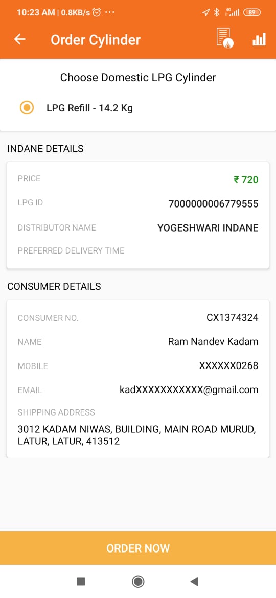 rrrahulkadam's tweet image. #indianidol #PMOIndia #cusumer plz try to appointment main dealer to murud location or try to start home delivery of refill without extra cost because sub distributor asking ₹80  for latur to murud transportation charges without door step delivery.