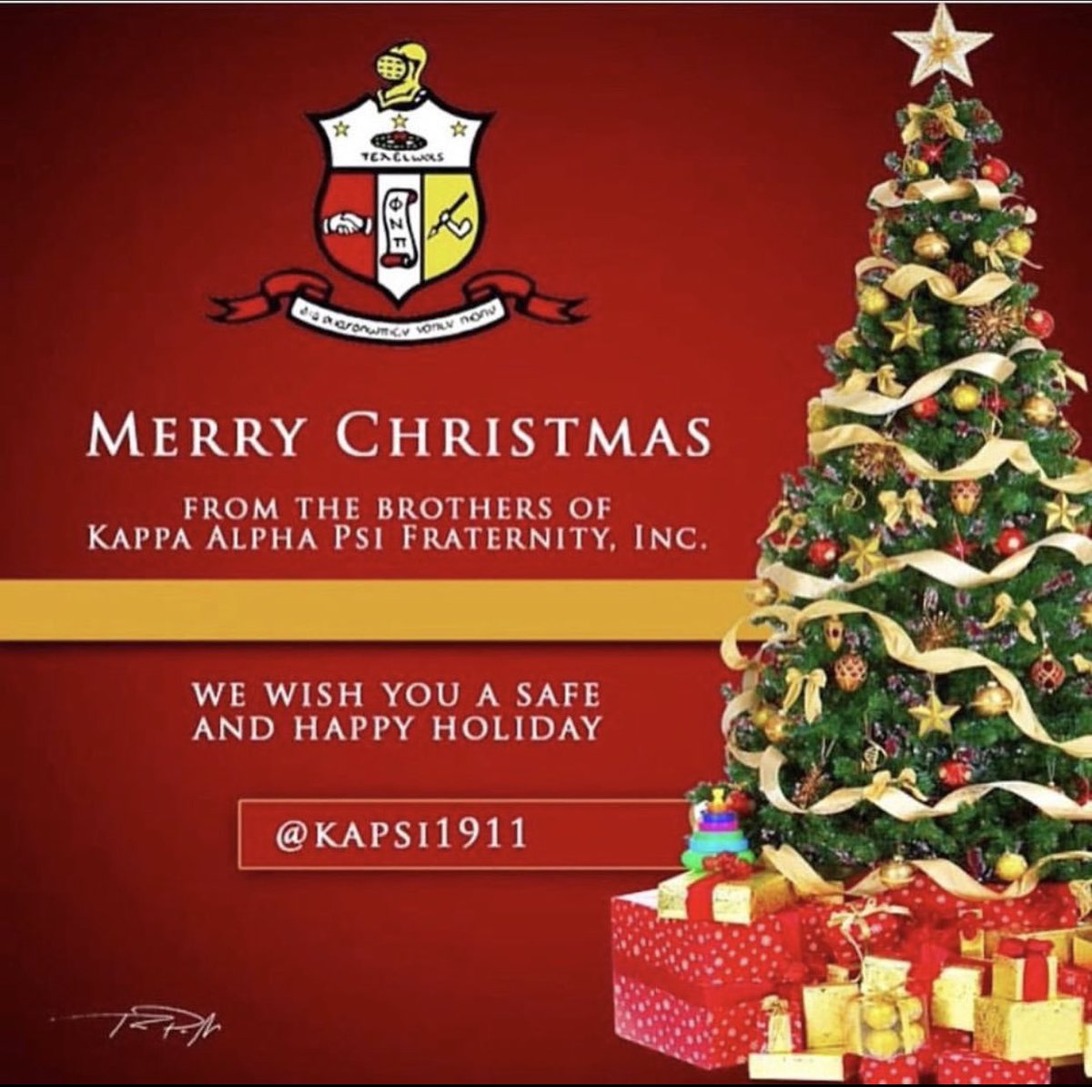 Merry Christmas From The Montgomery Alumni Chapter Of Kappa Alpha Psi Fraternity, Incorporated. We Hope And Pray Each And Every One Of You Have A Great And Safe Day.