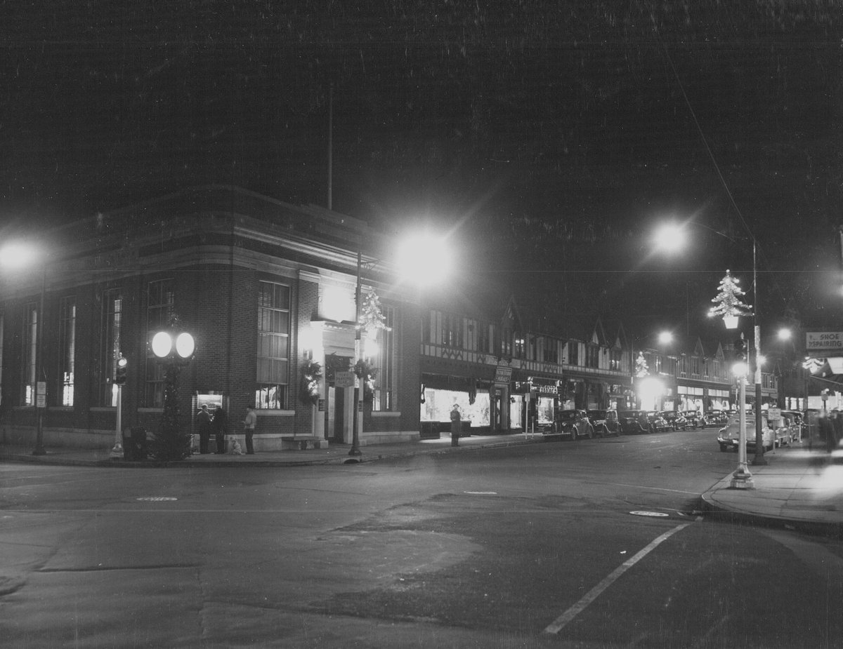 Hope your day was as magical as this December night in 1948 appears to be. Thanks to Montclair Public Library's online photo collection for this photo!