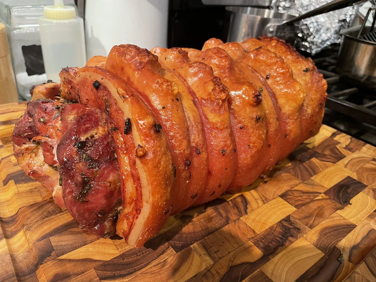 Every Christmas since <a href="/colbygarrelts/">Colby Garrelts</a> published his Porchetta recipe in 435 Magazine I’ve made it for Christmas dinner. This year was just the three of us so there are plenty of leftovers!