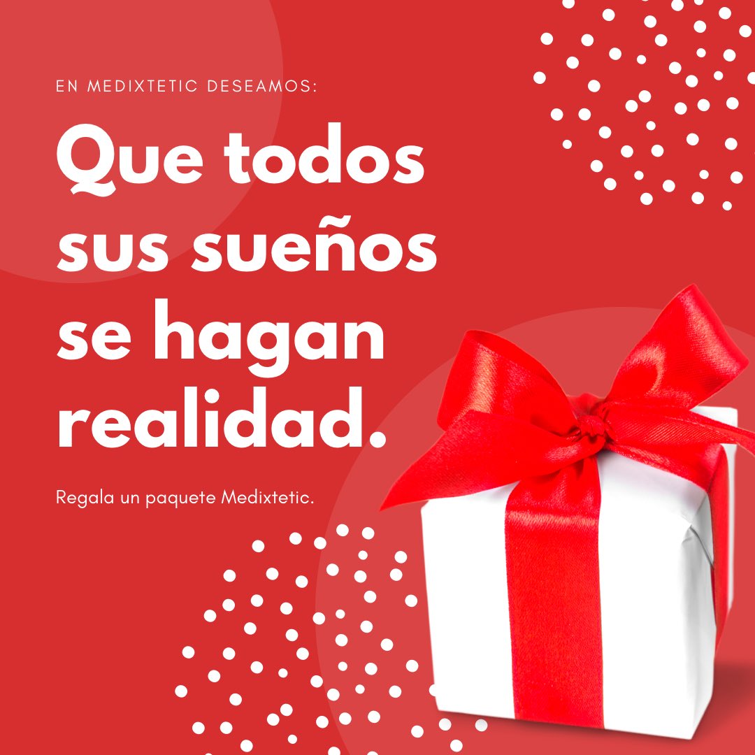medixtetic1's tweet photo. 🎄 Aún estás a tiempo de consentir a quien más quieres. Regala un paquete Medixtetic esta Navidad y Año Nuevo. ✨✨✨ 
•
#AmorPropio #Medixtetic #Navidad #FelizNavidad #Regalos #Enjoy #Mujer #MujerBonita #MujerValiente #happyholidays https://t.co/pQwHAzlLQK