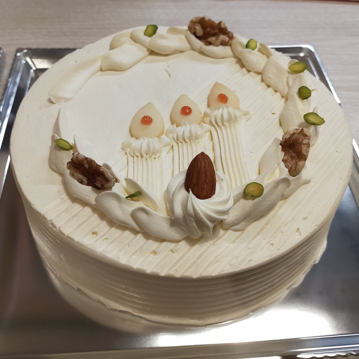 かっきー 銀座ウエストのクリスマスケーキ バタークリームとチョコクリーム と 世界一好きなポークジンジャー トンテキ食堂8