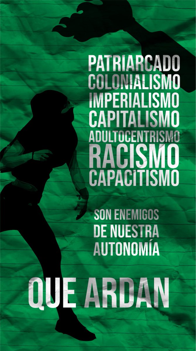 otredad_la's tweet photo. Nuestros deseos no caben en su navidad✊🏽🔥
#FeminismoParaResistir 
#feminismointerseccional 
#FeminismoAnticapitalista
#AbortoLegal2020 
#EsAhoraSenado 
#QueSeaLey https://t.co/0VpdxPQw2v