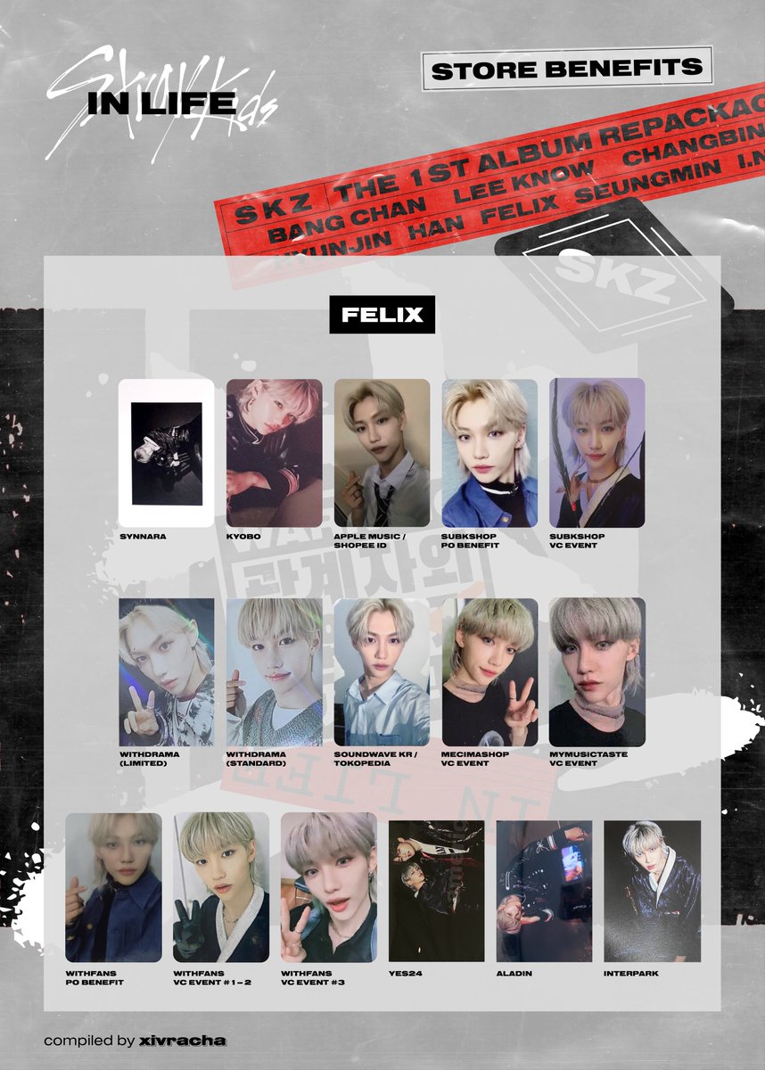 Straykids in生 トレカ フィリックス mmt mecima StrayKids IN生 apple music フィリックス トレカ - メルカリ