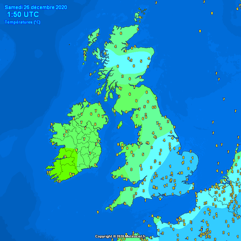 British_wx's tweet photo. Latest update of UK temperatures, wind, satellite image (showing cloud cover), and lightning activity. https://t.co/1bBeSRL79R