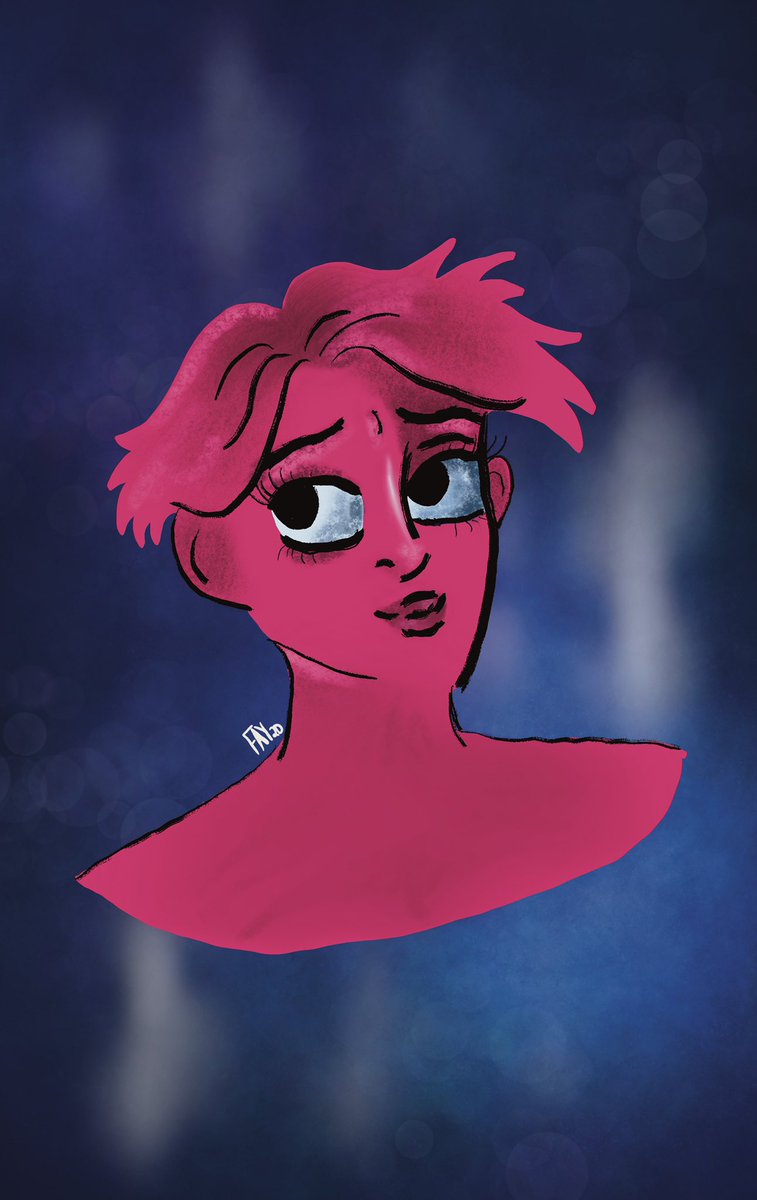 fayillustration's tweet photo. First drawing on procreate! @used_bandaid ‘s Persephone. https://t.co/EIfhz7olIY