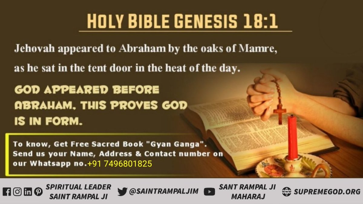 MoreshwarGhode3's tweet photo. #MysteryOf_IsaMasih
Lord Kabir Saheb appears with different name in different places and imparts true spiritual knowledge. He is the destroyer of sins. God is one. 
@SaintRampalJiM https://t.co/OdGqpf6qTN