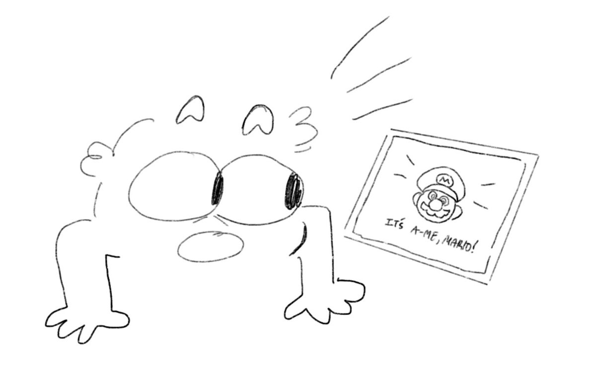 the curse of my terrible memory is to always forget and always be blown away by the mario drawing song 