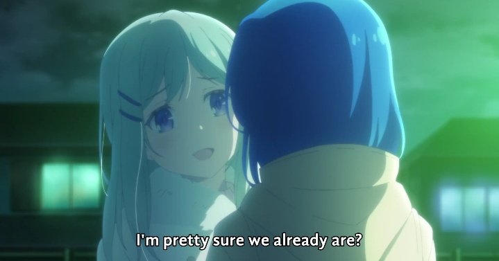 I tend to dislike romance animes with no clear romance progression for a whole season because what even is the point of watching romance anime when there actually is no romance in it, right? In the case of Adashima though it is also exactly like that however, it is handled and