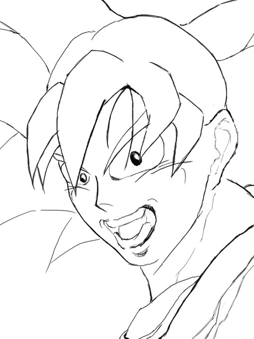 最近めっちゃ描いてる孫悟空!
これから色塗ります🎨

#ドラゴンボール 
#イラスト
#絵描きさんと繋がりたい 