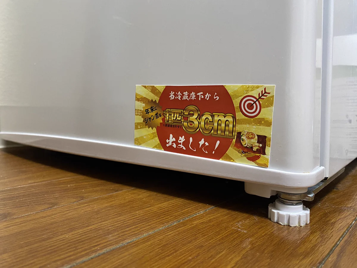 こうすればショックが和らぐ？wwwゴキブリが出たので宝くじ売り場風にしてみた結果www