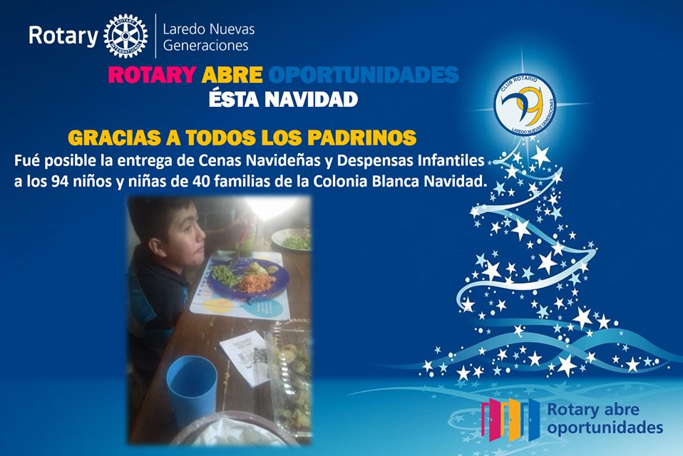 NgLaredo's tweet photo. 💖💛💙 𝐍𝐀𝐕𝐈𝐃𝐀𝐃 𝐄𝐍 𝐓𝐔 𝐂𝐎𝐋𝐎𝐍𝐈𝐀 2020 🎄🎁

#rotaryabreoportunidades
#rotaryinternational
#distrito4130
#zona25a
#rotariolaredong https://t.co/d28blPhk32