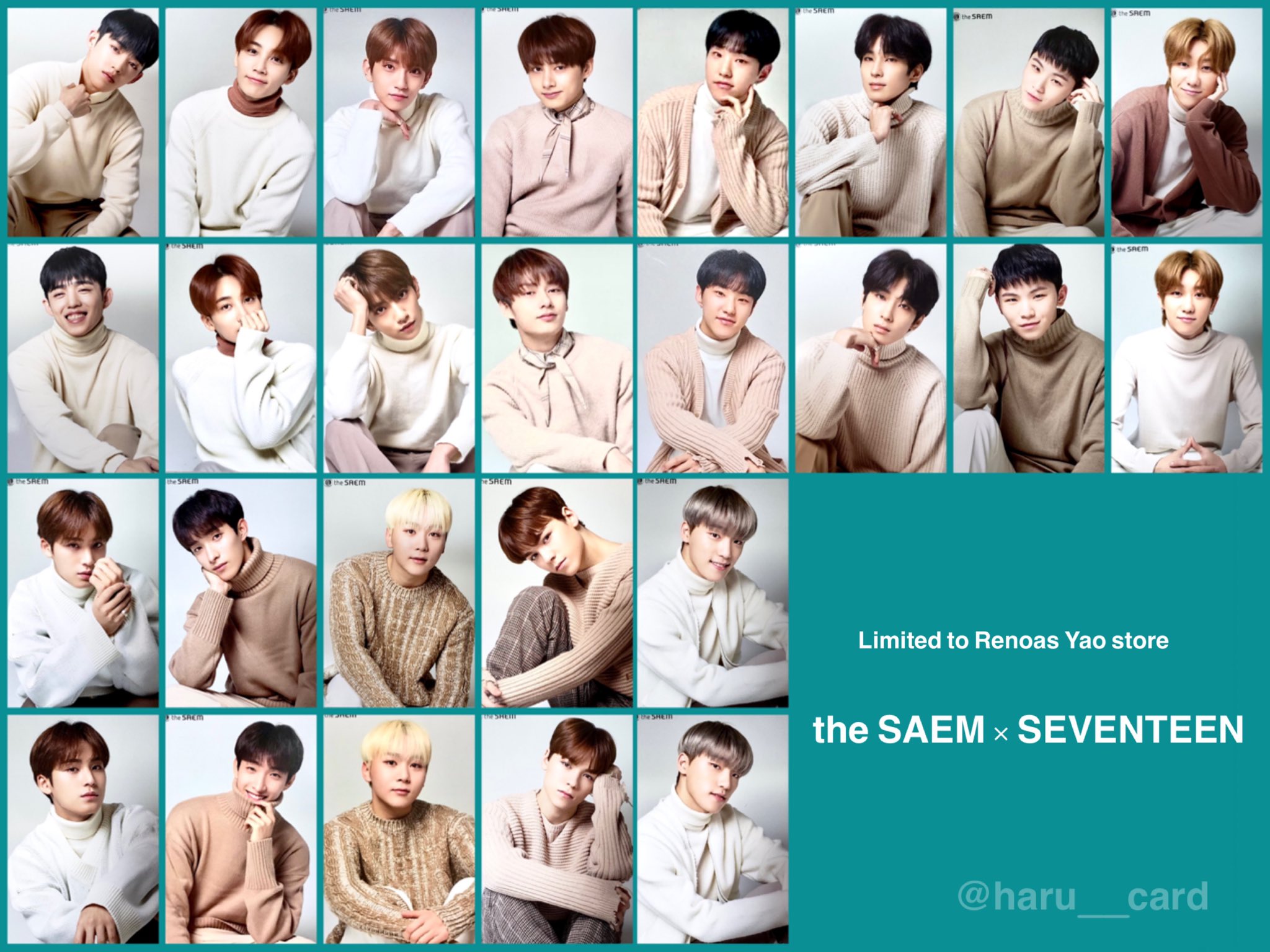 SEVENTEEN ジュン　the SAEM トレカ　レンチキュラー　ザセム