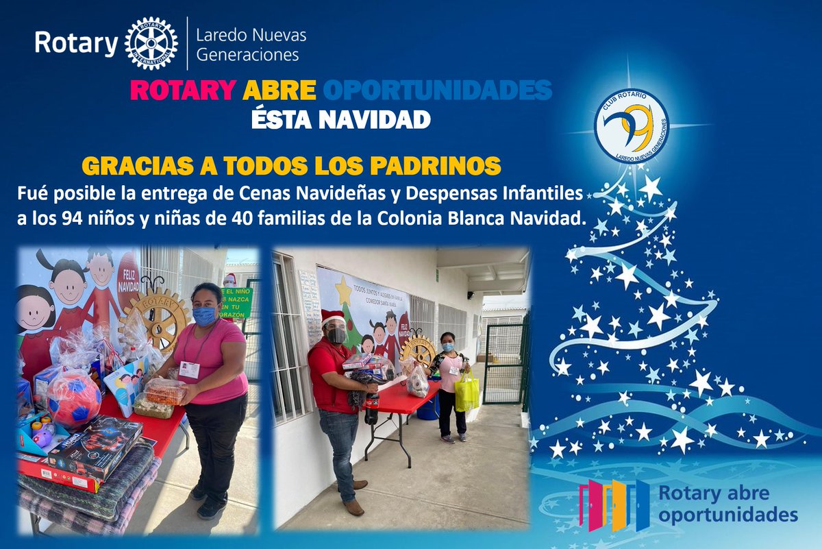 NgLaredo's tweet photo. 💖💛💙 𝐍𝐀𝐕𝐈𝐃𝐀𝐃 𝐄𝐍 𝐓𝐔 𝐂𝐎𝐋𝐎𝐍𝐈𝐀 2020 🎄🎁

#rotaryabreoportunidades
#rotaryinternational
#distrito4130
#zona25a
#rotariolaredong https://t.co/WmUwzlQE4w
