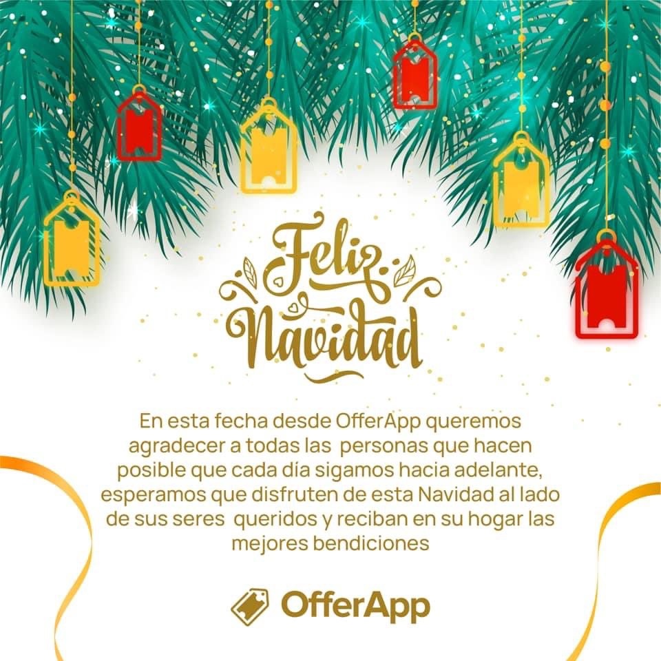 offerapp's tweet photo. Deseándoles a todos una Feliz Navidad 🎄✨que la luz de Jesús ilumine sus hogares y sus corazones. 🙏🏼❤️ mucha prosperidad para el año 2021. #merrychristmas #OfferApp https://t.co/COxA4NRJU8