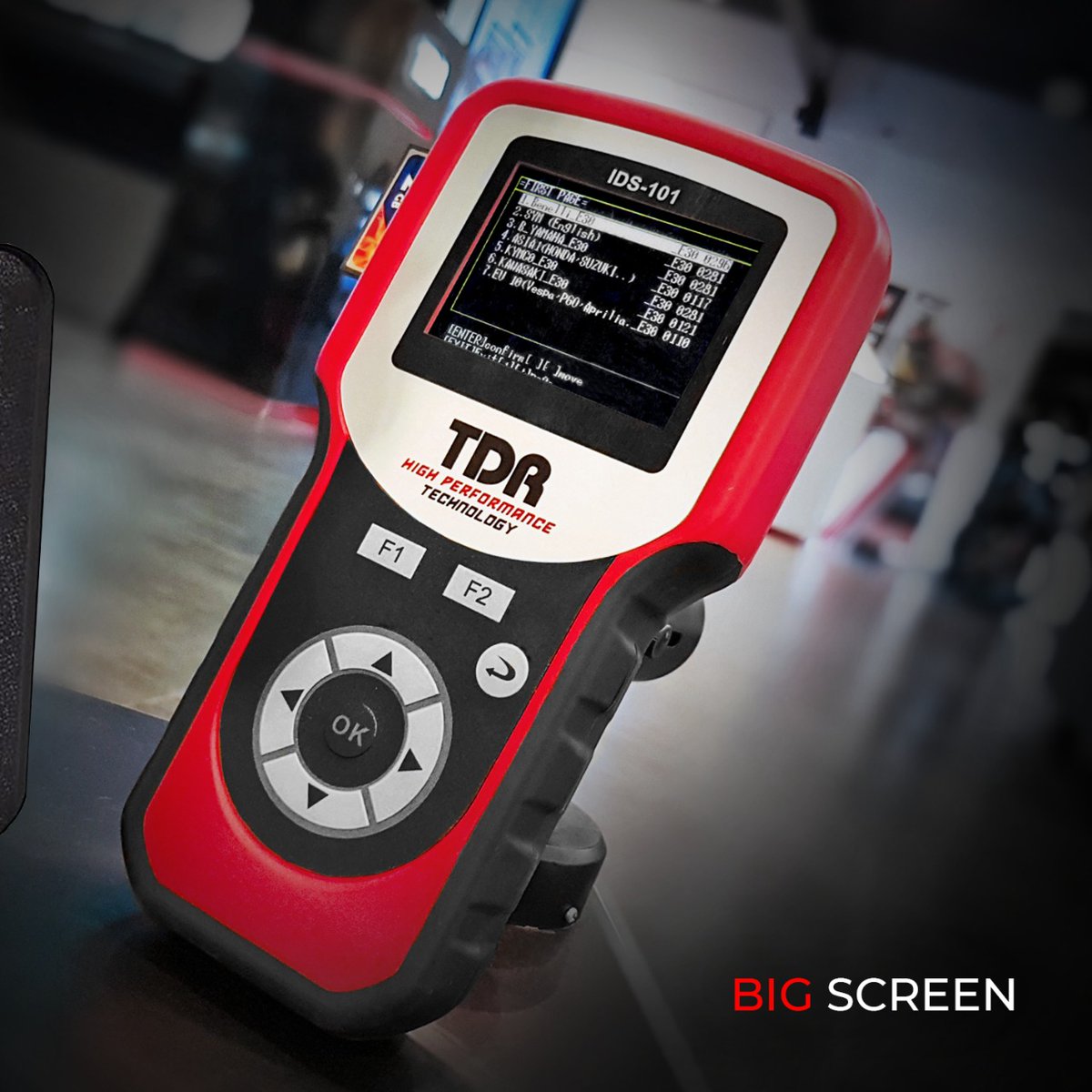 TDR FI Diagnostic is a complete tool to diagnose your injection motorcycle condition. With Compact design is very convenient to carry. Suitable for motorcycle: Honda, Yamaha, Suzuki, Kawasaki, Vespa, SYM, Kymco, Benelli. Order online <a href="/oneteamstore/">One Team Store</a> 👉 bit.ly/DiagnosticFi
