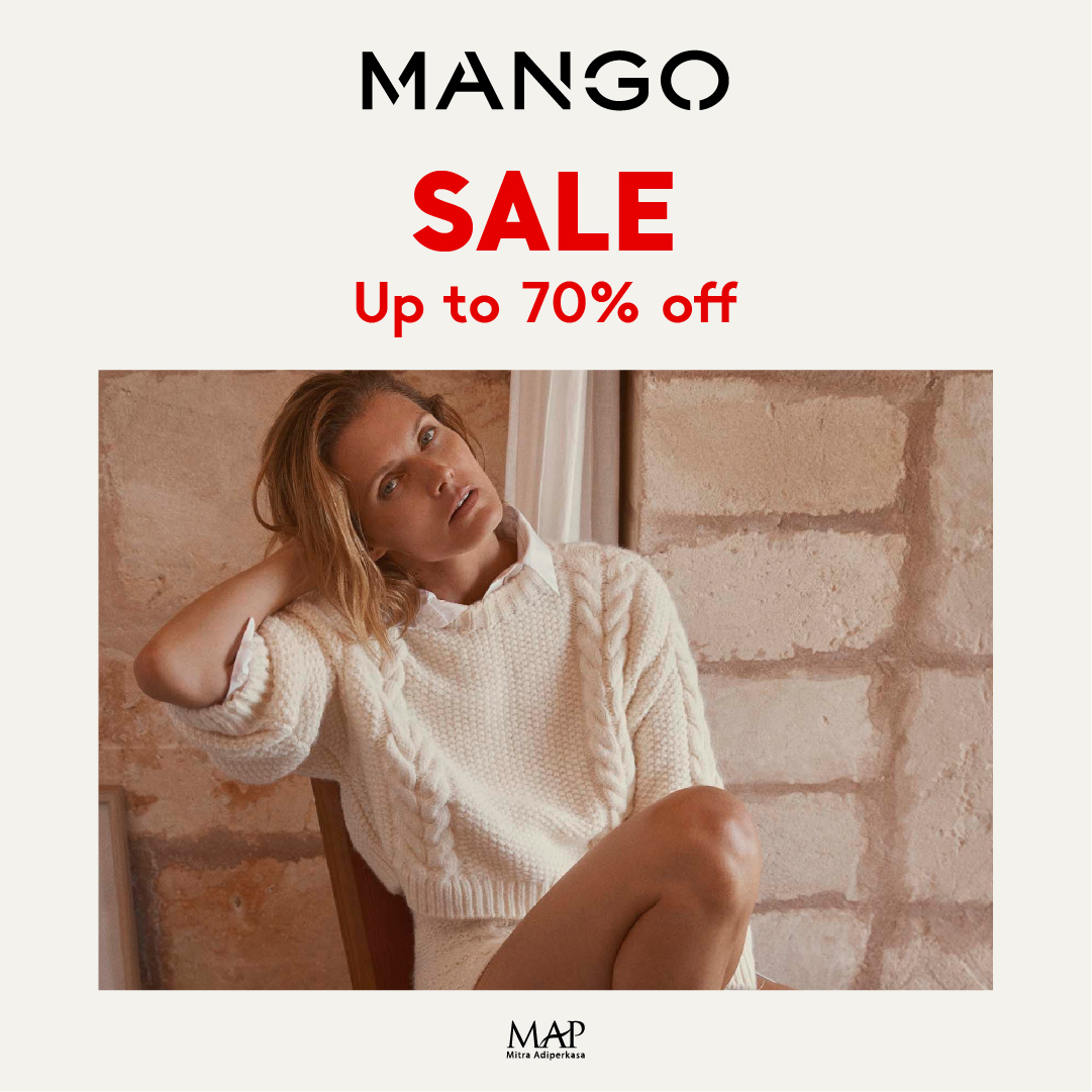 TUNJUNGANPLAZA's tweet photo. Further Reductions Up to 70% OFF in Woman, Man, Kids stores & online. Don’t miss it! For more info click link on @mapfashion bio.
.
.
#TunjunganPlaza #MangoID https://t.co/kSEqioYE9d