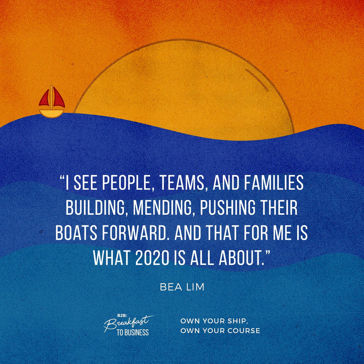TeamAsiaPH's tweet photo. In case you missed it! Here’s an encore of our season-ender episode, Own Your Ship, Own Your Course with Bea Lim. Feel inspired, feel empowered, and let’s close this year with hope for better days as we sail towards new horizon. Tune in here: https://t.co/ujlAGc0jGE https://t.co/lF5IFzNAgh