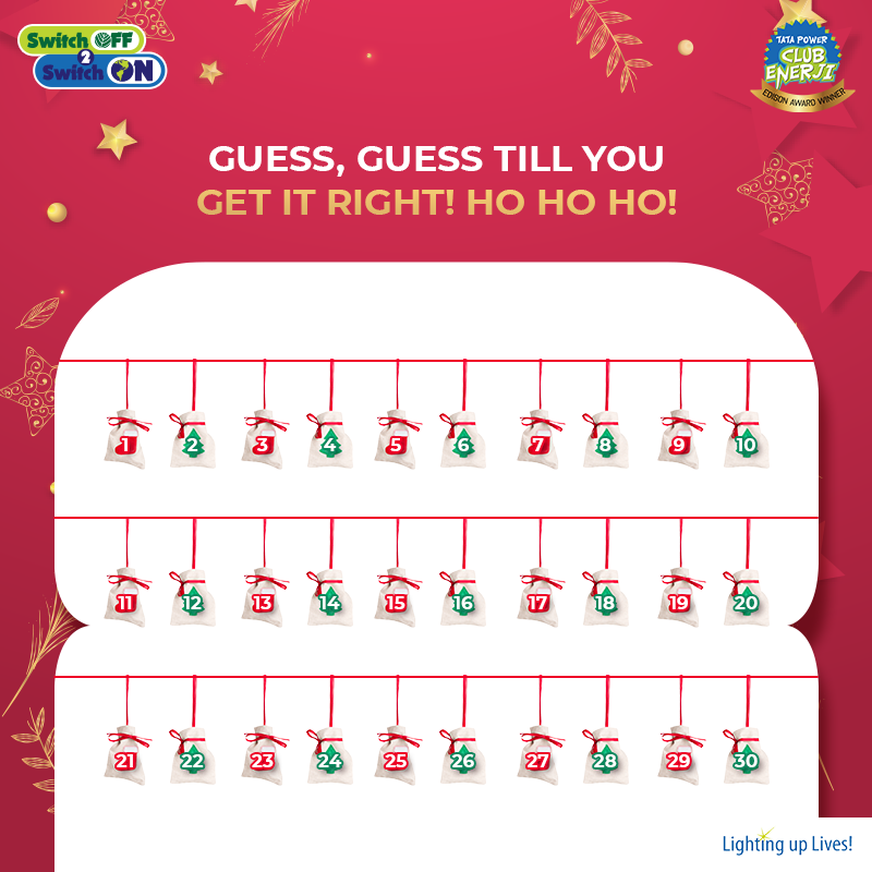 ClubEnerji's tweet photo. This is your second last chance to guess and win some exciting prizes. #ThisIsTataPower #ChristamsBingo #Christmas2020 https://t.co/j5qVu3xIP1