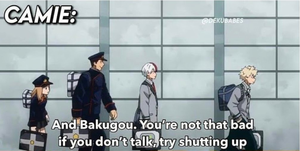 Chenson_Lee's tweet image. Never forget that Camie said what Deku couldn&apos;t: