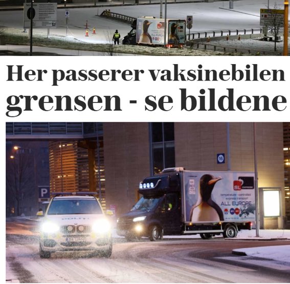 Årets minutt for minutt - vaksinebilen!