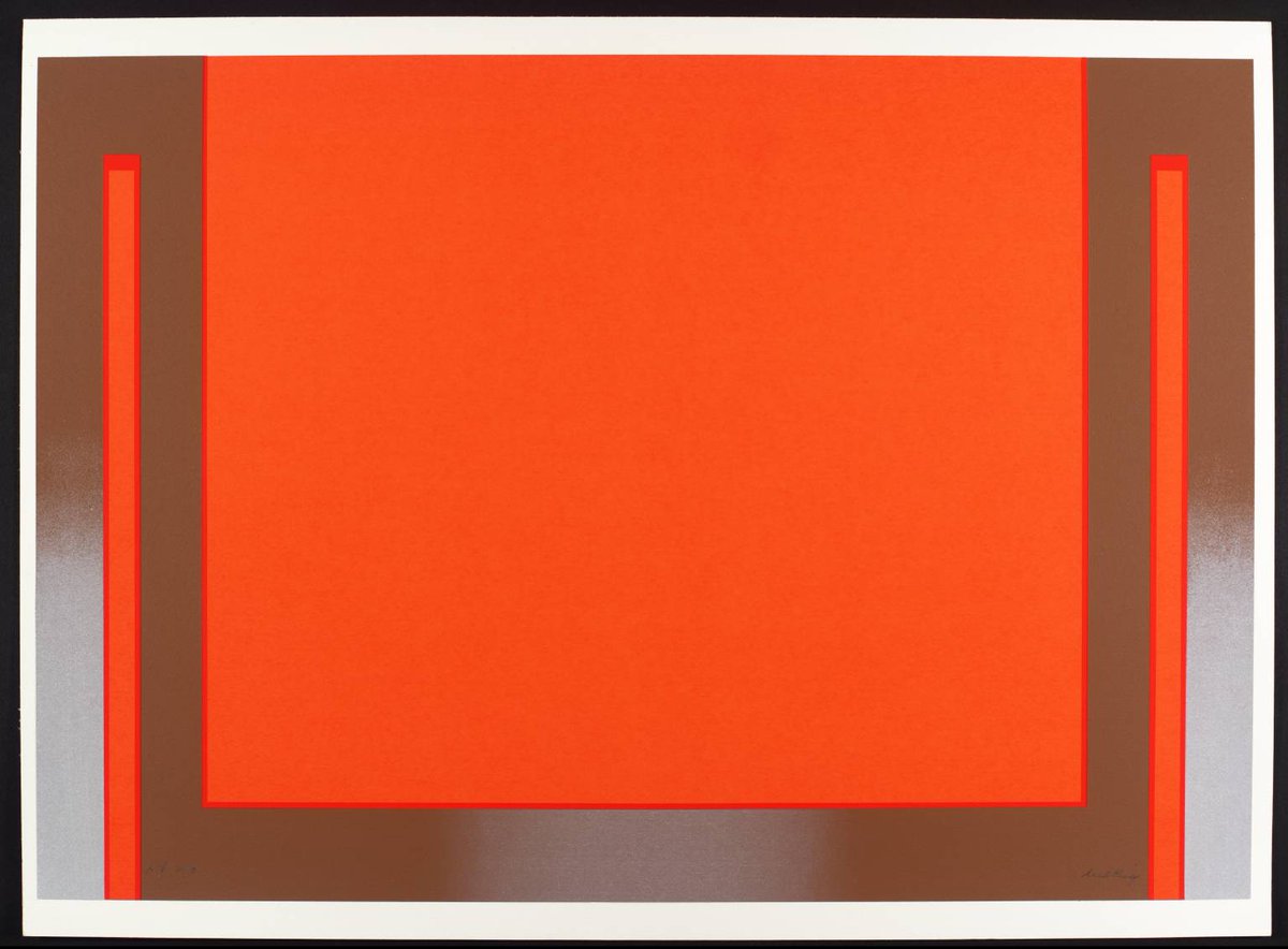Threshold - Orange, Cecil King, 1974 tate.org.uk/art/artworks/k… #cecilking #tate