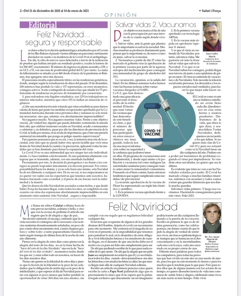 joancmarch's tweet image. Mi artículo en @saludediciones:

1. SALVAR VIDAS

2. VACUNARNOS

✅ saludediciones.com/wp-content/upl…