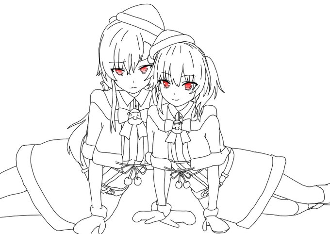 シルエット画のtwitterイラスト検索結果