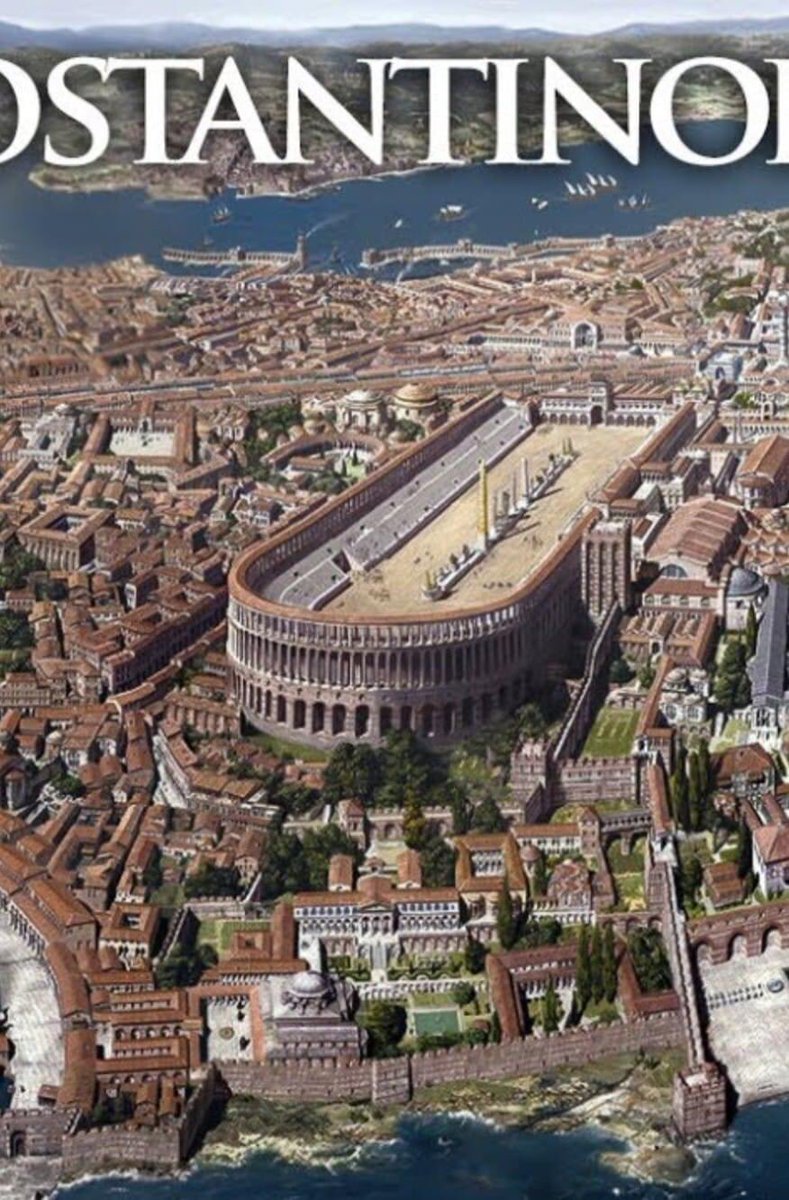 Roman History Twitter पर: "Reconstruction of Constantinople city. Founded in 330 by Emperor Constantine, it was the capital of the Roman Empire from 335 to 395 and the Eastern Roman Empire. It