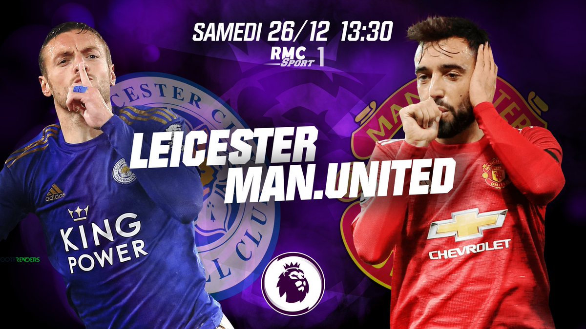 RMCsport's tweet photo. ⌚ H-2 avant la très belle première affiche en ce jour de #BoxingDayRMC
🏴 Leicester-Man. United avec la deuxième place en jeu
📺 Avant ça, on se retrouve dès 13h pour #PLZone #PLRMC https://t.co/ViXlXrq39d