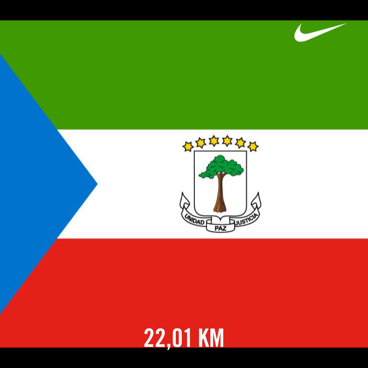Mfanaboy's tweet image. Equatorial Guinea 🇬🇶

Stars: mainland &amp;amp; islands which make up the country
Green: natural resources, flora &amp;amp; fauna
Blue: sea, which connects the mainland with the islands
White: peace
Red: struggle for independence

#AfricanFlags
#RunningWithTumiSole