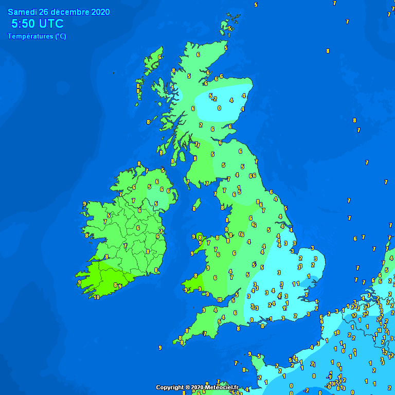British_wx's tweet photo. Latest update of UK temperatures, wind, satellite image (showing cloud cover), and lightning activity. https://t.co/Gw7stWWnU0