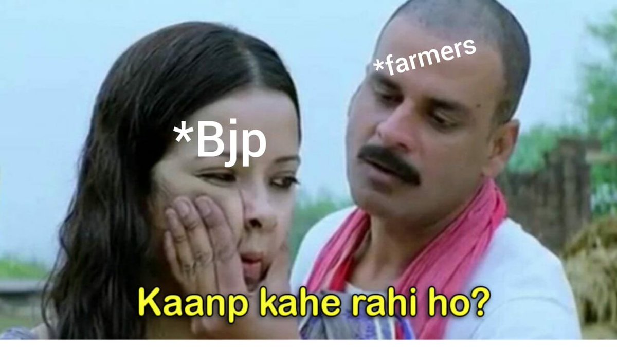 SanjayAapFan's tweet photo. #किसान_विरोधी_सत्ता_छोड़ो 
#ModiStopIgnoringFarmers 

*when bjp see the farmer protest increases day by day. https://t.co/bs8REMu7ON