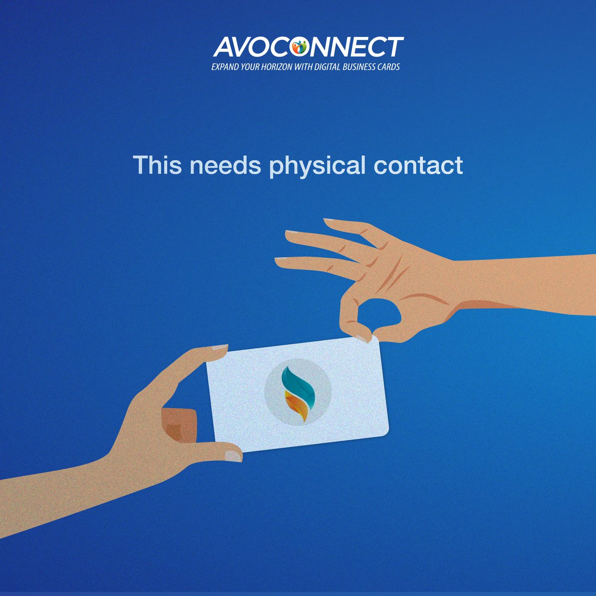 avoconnectapp's tweet image. There is no room for germs or viruses to contact you when you use digital business cards. No physical contact is required to send or receive Avoconnect’s digital business card. It can be shared with anyone, anywhere — simply show your QR code and share!