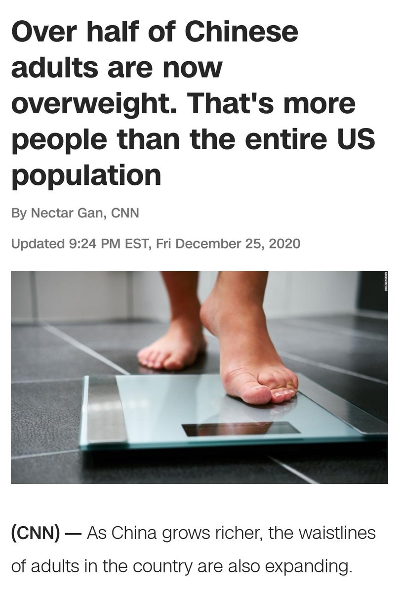 Schrodinger's Food Shortage:China is both suffering from a severe food shortage crisis that is exacerbated by COVID-19 - and also a nation where over half the adult population is overweight.
