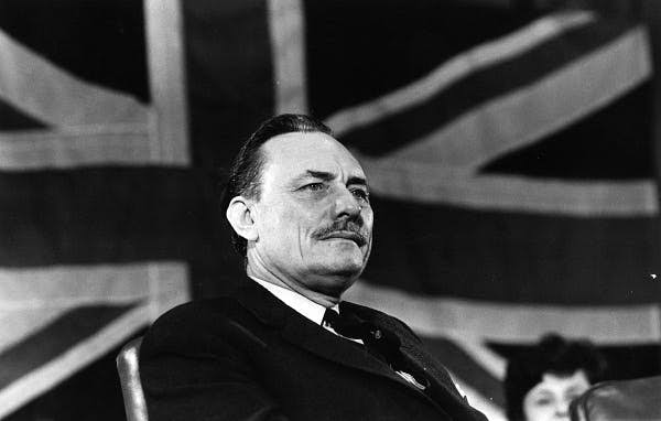 Enoch Powell was also an opponent of nuclear weapons and the death penalty, convinced for geostrategic reasons of Britain’s common interests with Russia and outspokenly anti-American, as well as a wholly committed supporter of the NHS.