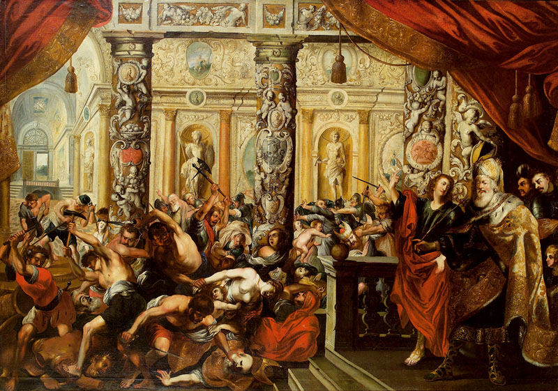 Take a story from the extended version of Daniel. "Bel and the Dragon." In it, King Cyrus of Persia literally thinks the statue of Bel(Marduk) is the god. He thinks the statue moves and eats. Daniel has to tell him it is just a statue. The priests eat the offerings.