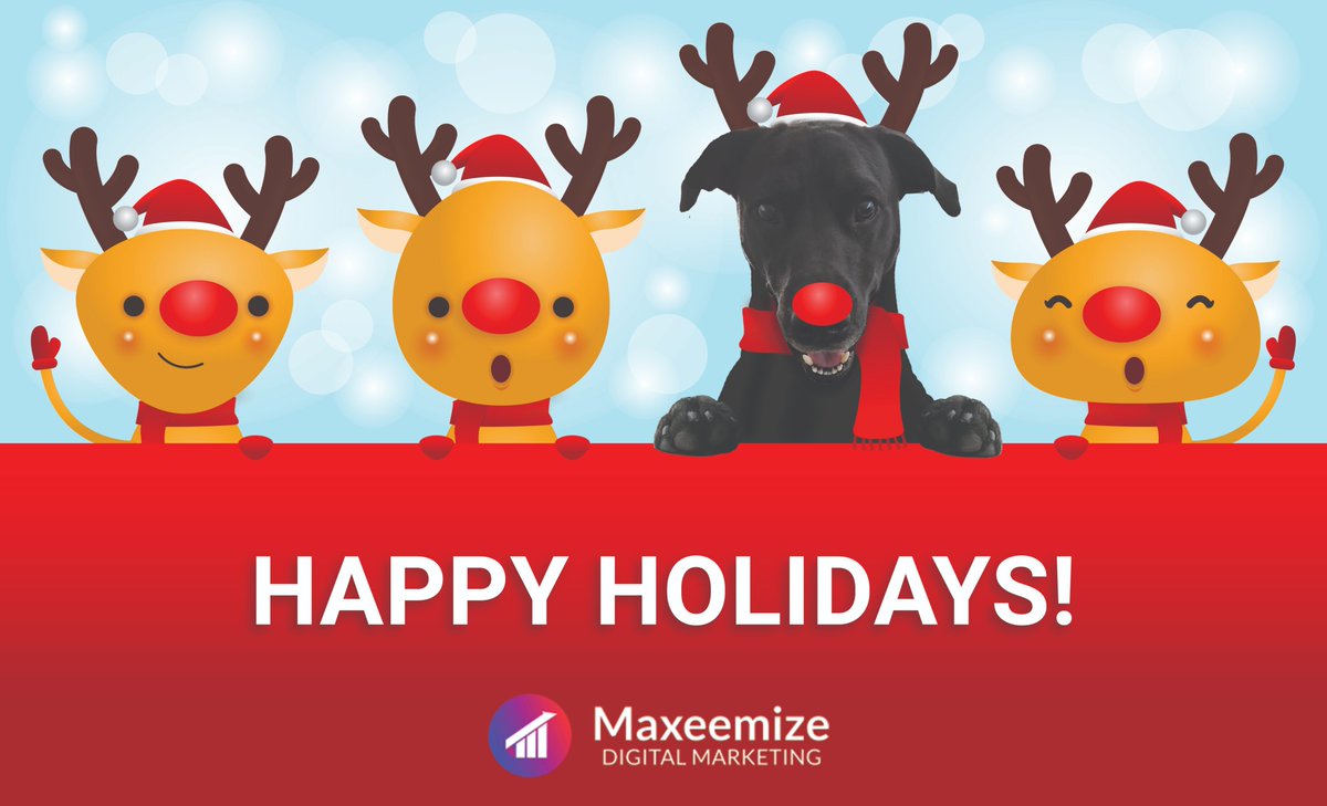 themaxeemize's tweet photo. Wishing you all a happy holiday season from the team at Maxeemize 🎄🎅🏼🎉
.
.
.
.
#maxeemize #orangecounty #marketingagency #advertisingagency #digitalmarketing #onlinemarketing #websitedesign #socialmedia #seo #localseo #contentmarketing #ppcadvertising https://t.co/WCfZ0doo4S