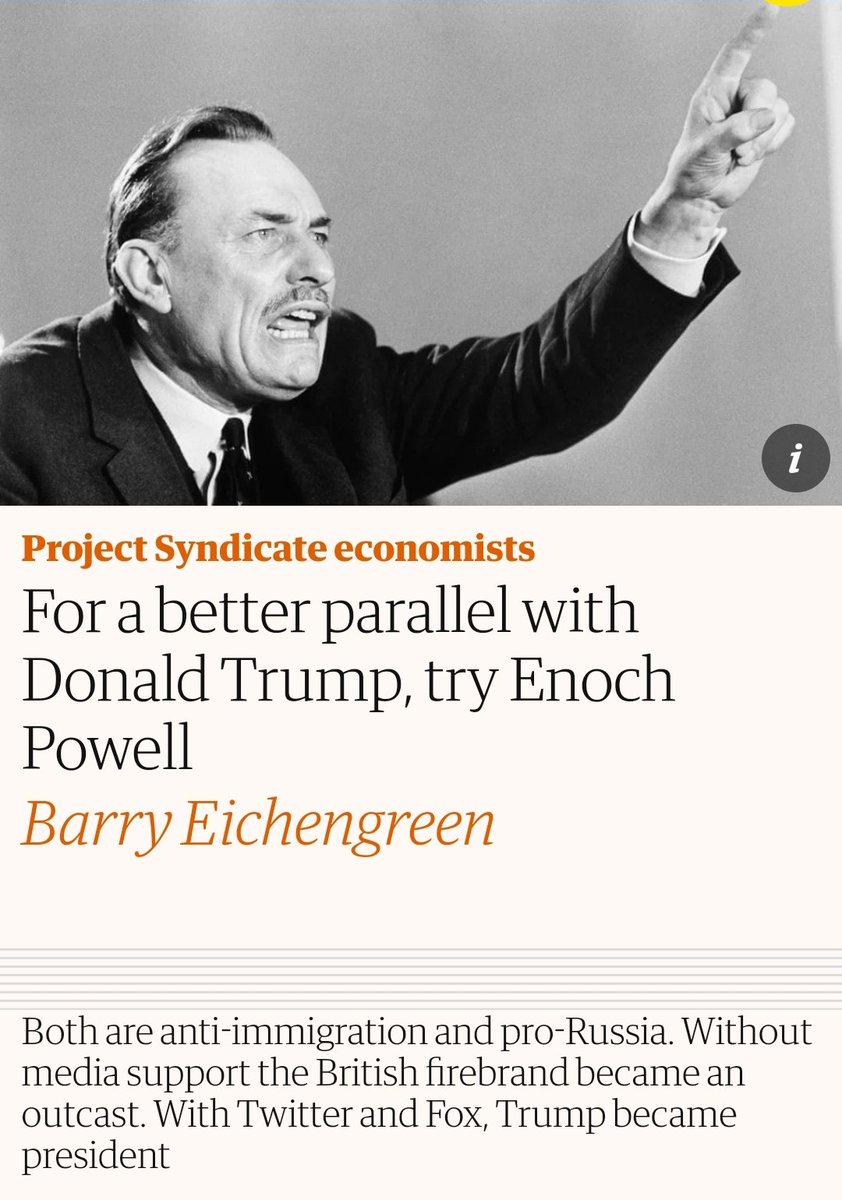 The Rivers of Blood speech was denounced as evil by no less than The Times. But it won Powell a dedicated following among working-class voters experiencing hard economic times, discomforted by the “invasion” of their neighborhoods by Asian and Caribbean immigrants.