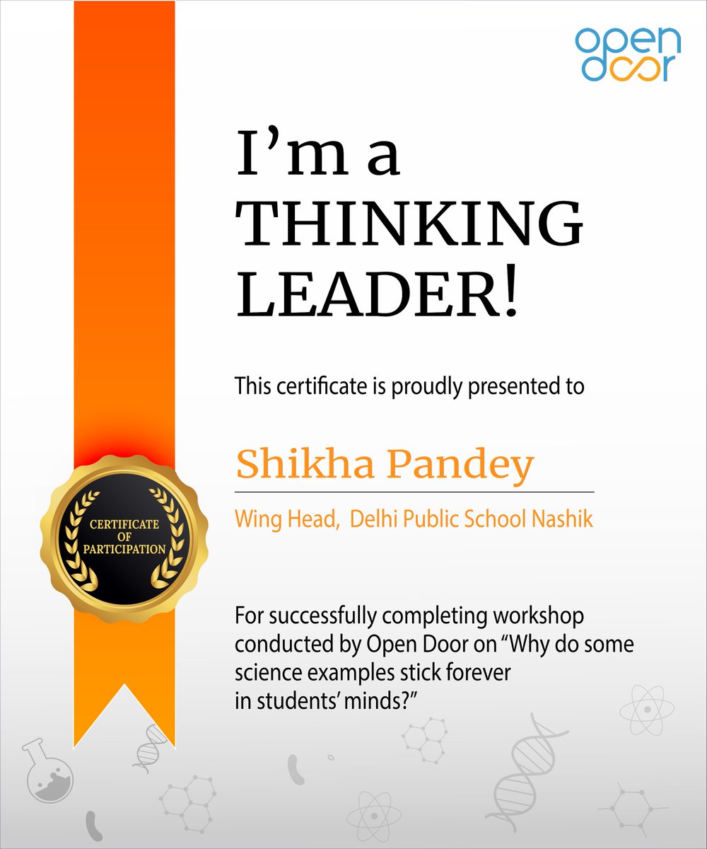 ShikhaP24452320's tweet photo. I am a #ThinkingLeader. Students showcase their internal creativity when given chance to think and explore. Great training by #OpenDoor that really made us do a lot of critical thinking. @SiddharthRajga4 @DrPushpy @PatilJayshree51 @Prithik73015254 @GRajgarhia https://t.co/LWUU8mePkL