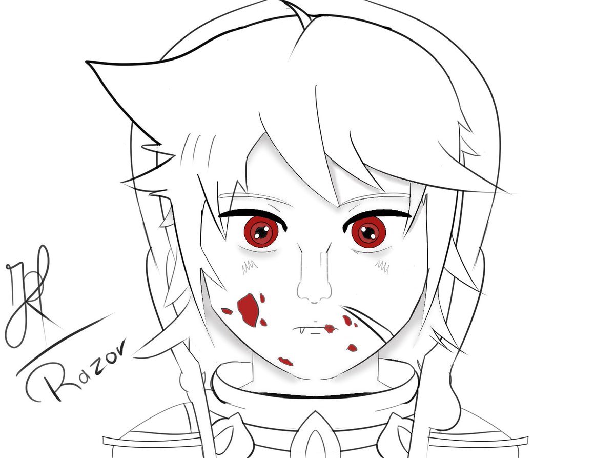 𝐑𝐚𝐳𝐨𝐫 | 𝐆𝐞𝐧𝐬𝐡𝐢𝐧 𝐈𝐦𝐩𝐚𝐜𝐭 🐺

Pour mon tout premier dessin avec une tablette graphique, j'en suis fier.
J'me suis jamais vraiment entraîné auparavant pour dessiner que ça soit sur papier ou digital et même si je suis pas encore bon j'l'aime beaucoup :D