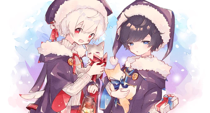 *メリークリスマス*
#まふあーと #そらるの絵 