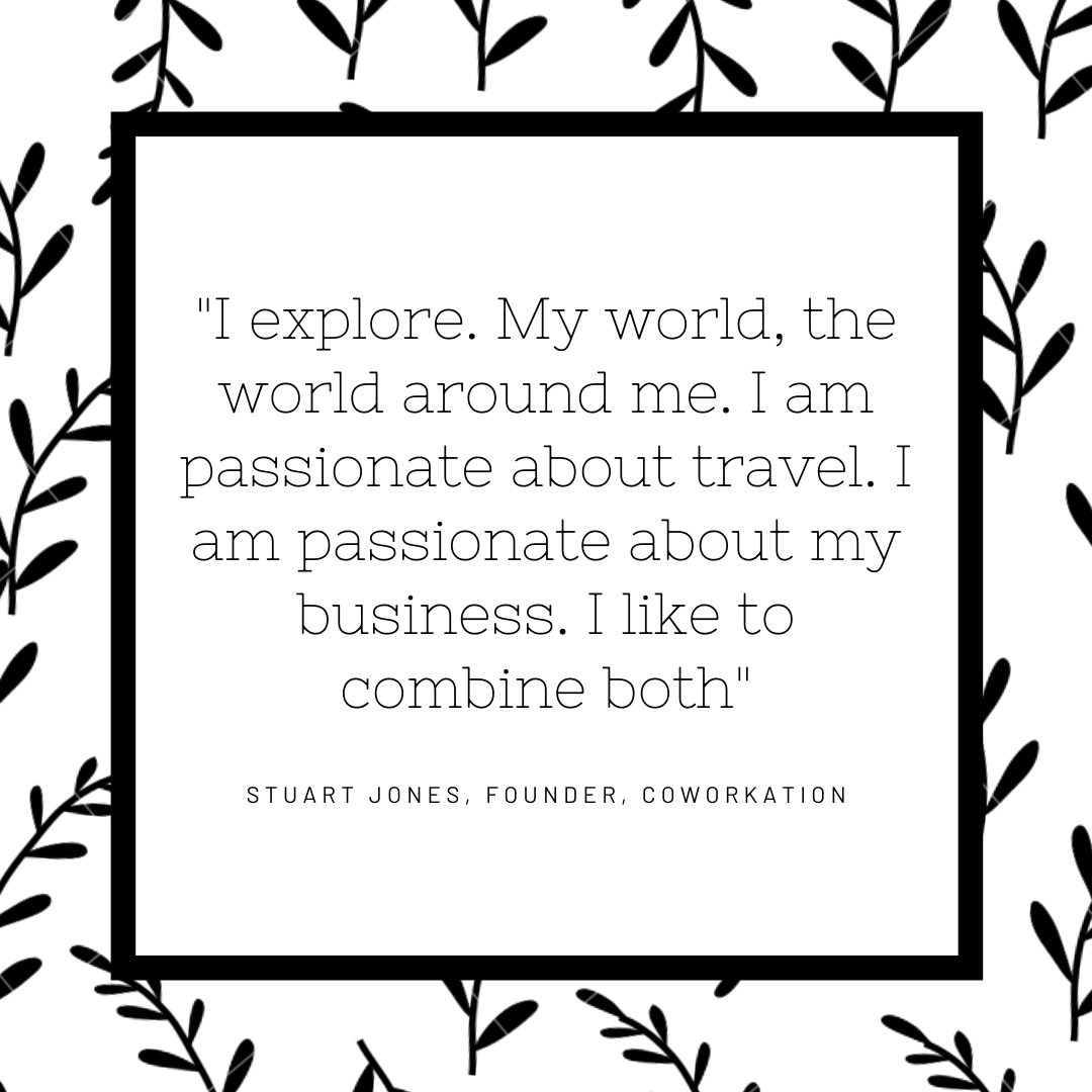 Do you agree with our Founder?

#coworkation#worklifebalance#entrepreneurs#digitalnomad#travel#tourism